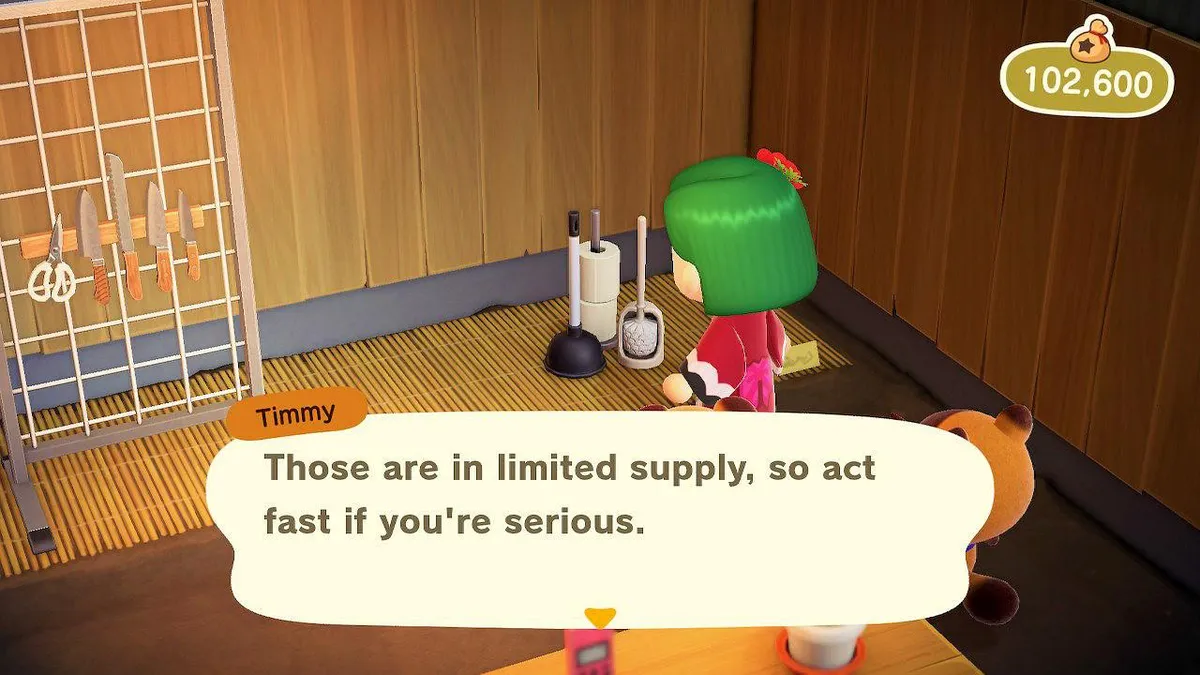 Animal Crossing Short Supply