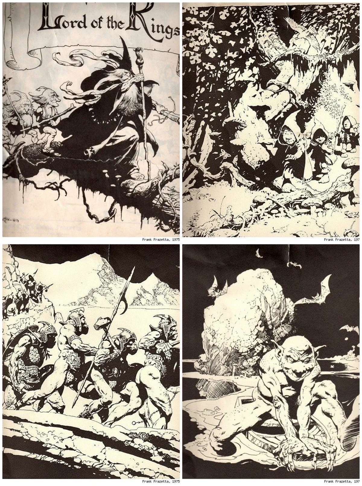 Frank Frazetta LOTR Artwork 1975