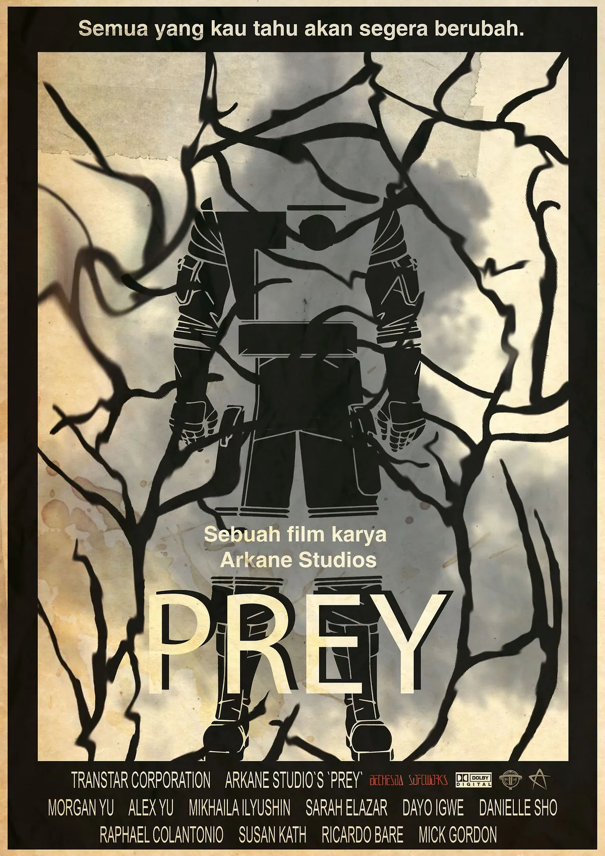 Prey Movie Poster Fan Art