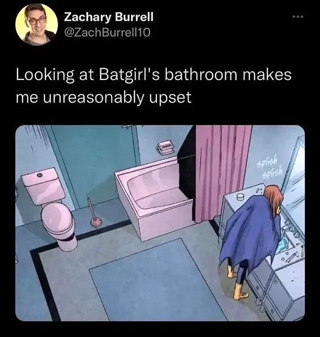 Batgirl's Stupid Bathroom