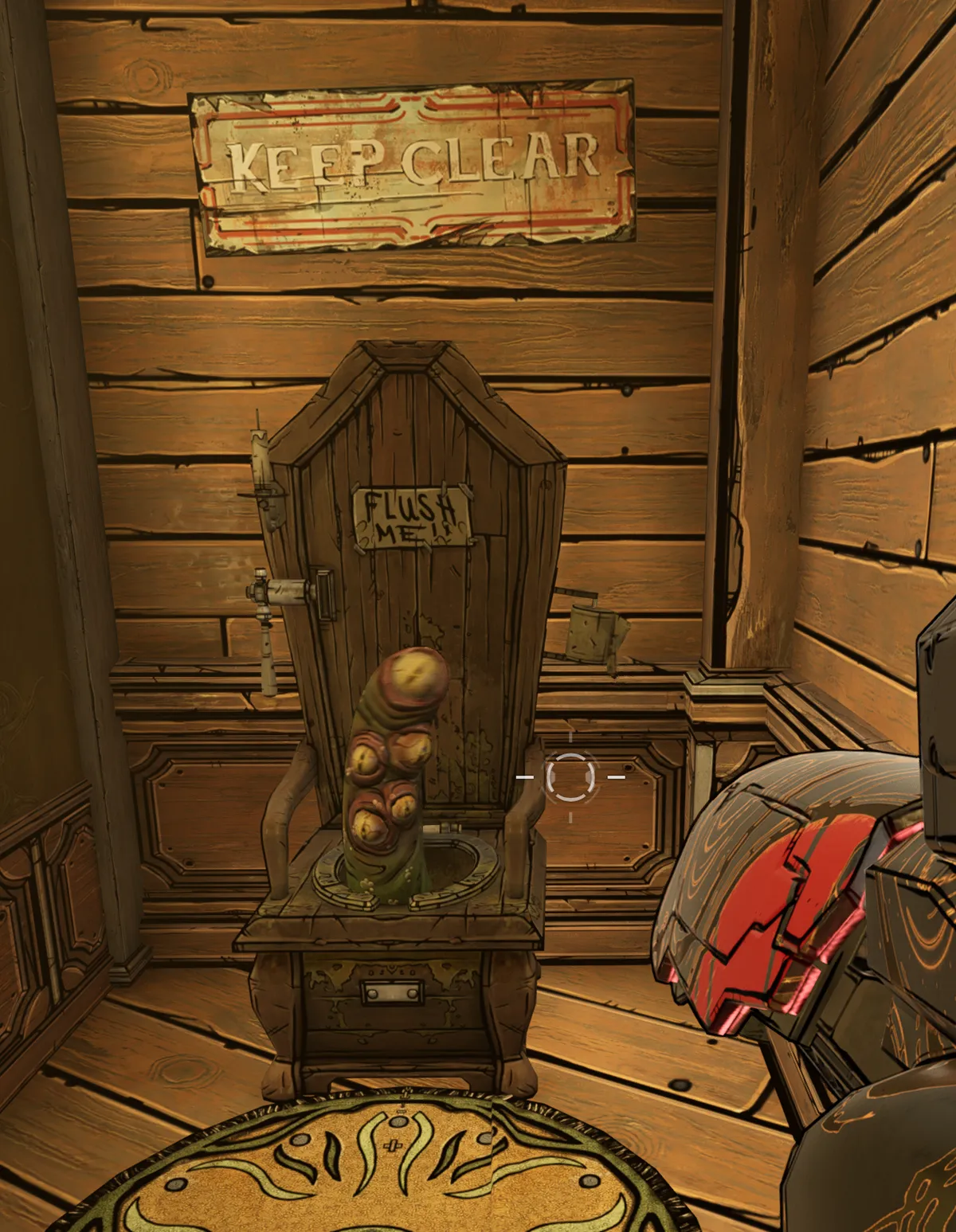 Borderlands Love Guns & Tentacles Flush Me