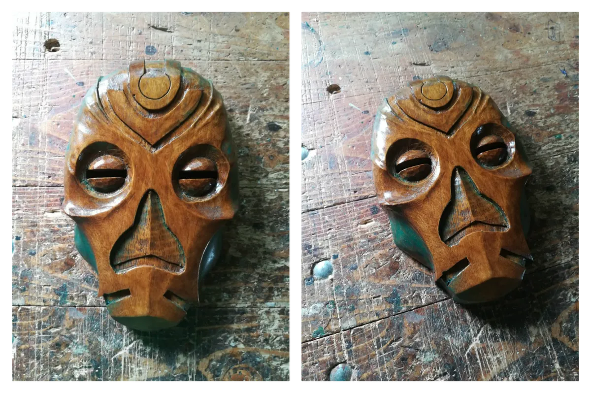 Krosis Woodworking Mask Cosplay