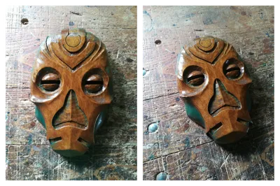 Krosis Woodworking Mask Cosplay