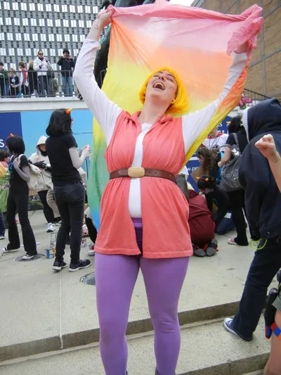 Heman Rainbow Warrior Cosplay