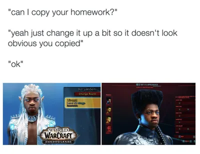 Cyberpunk Can I Copy Your Wow