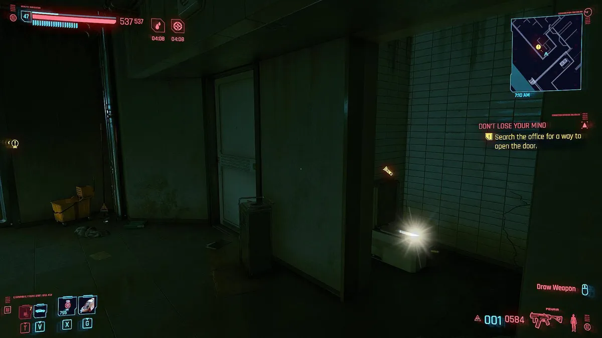 Cyberpunk Delamain HQ - highlighted