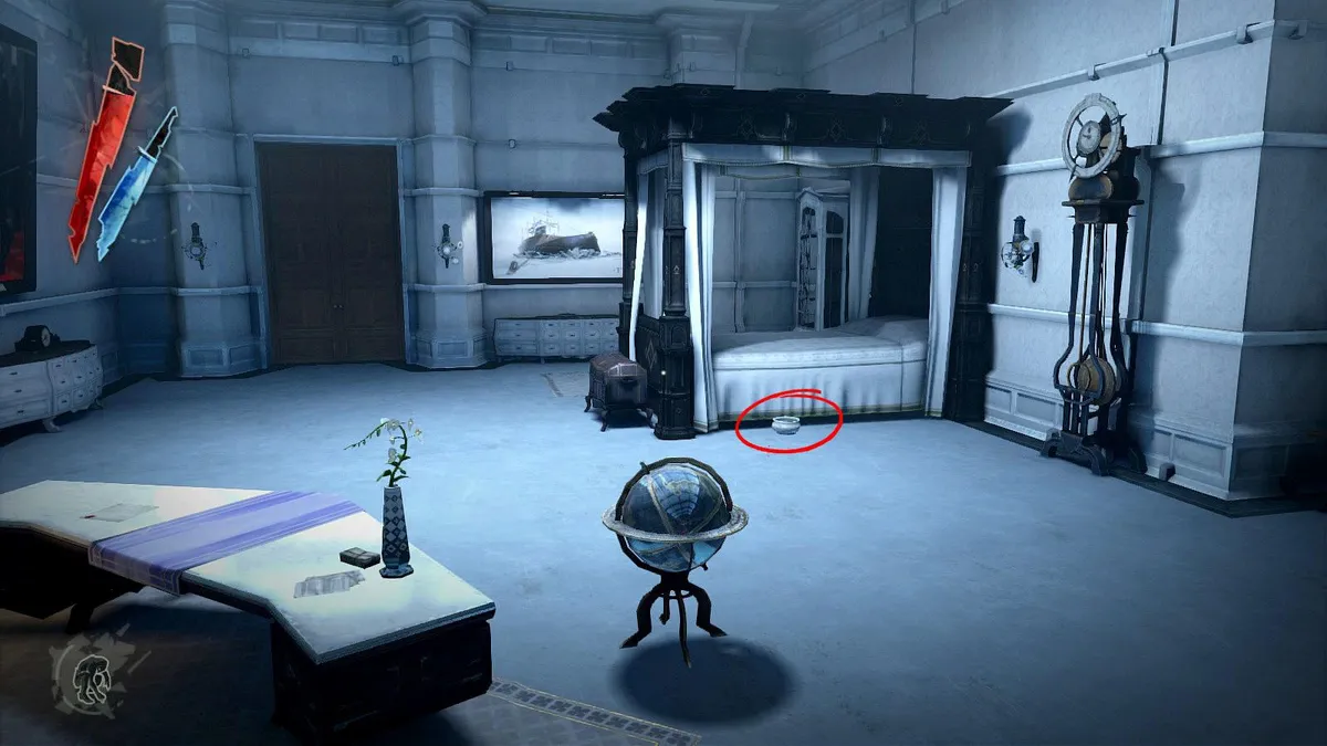 Dishonored Dunwall Tower Lord Regent Shitter - highlighted