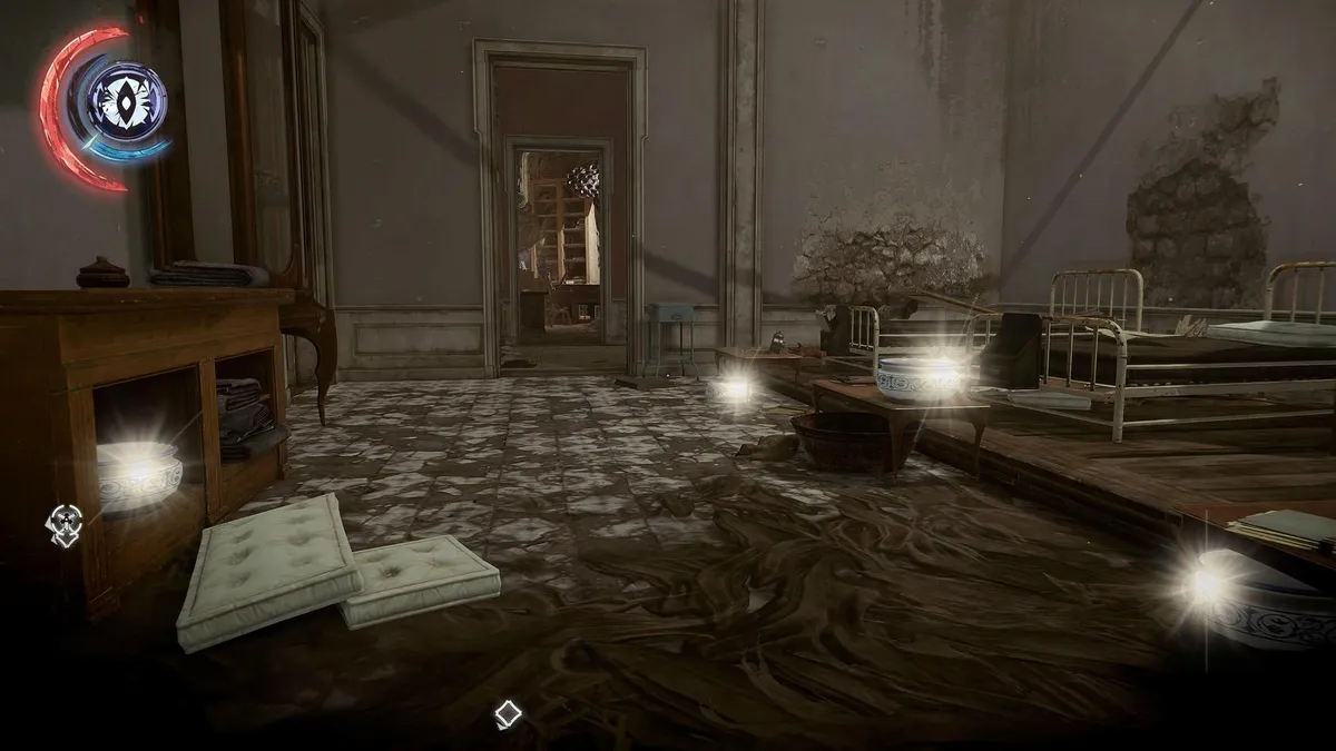 Dishonored 2 Dr Nobody's Sanctum of Misery Shitters - highlighted