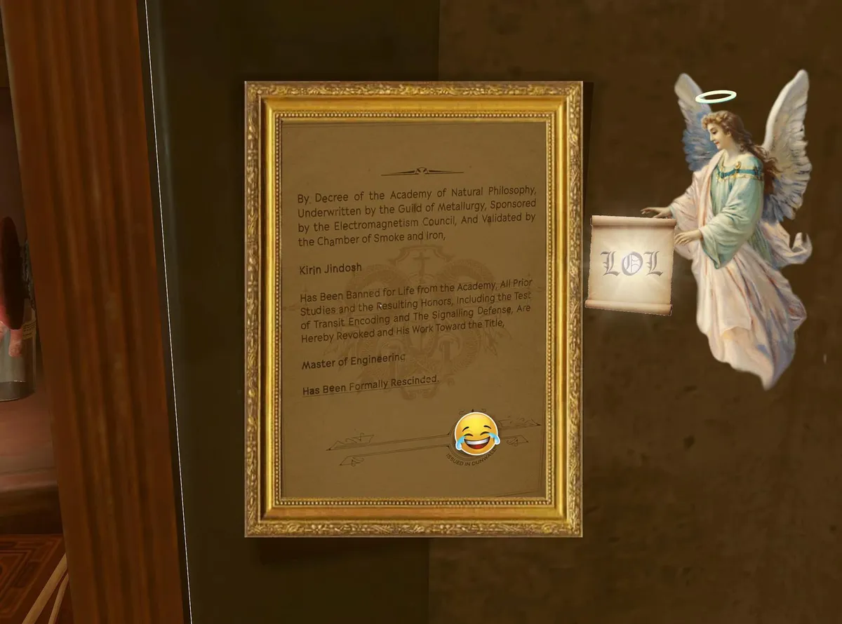 Dishonored 2 Kirin Jindosh's Secret Shame - highlighted