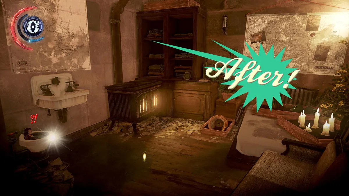 Dishonored 2 Kaldwin Saferoom Shitter - highlighted