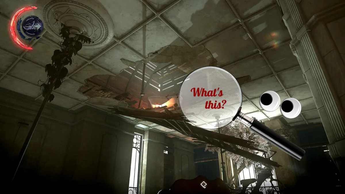 Dishonored 2 Stilton Manor Attic - highlighted