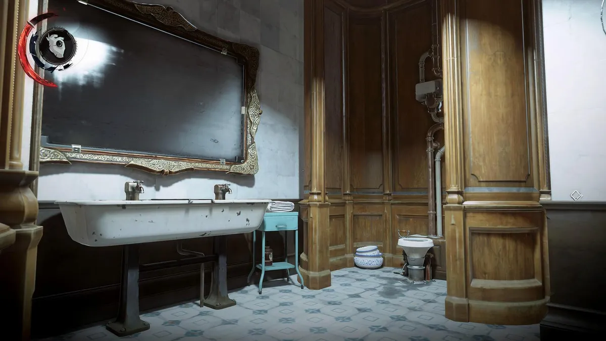 Dishonored 2 Stilton Manor's Alternate Future Kitchen Shitters