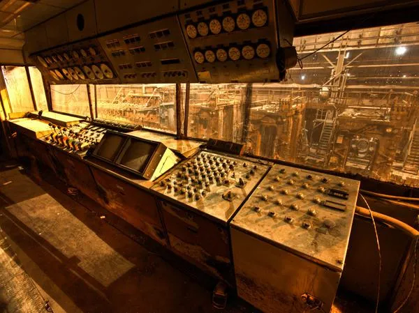 Abandoned Steel Mill Detroit MI