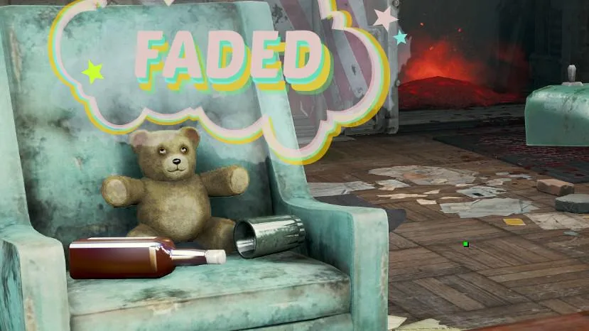 Fallout 4 Faded Bear - highlighted