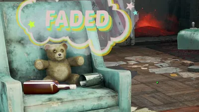 Fallout 4 Faded Bear - highlighted