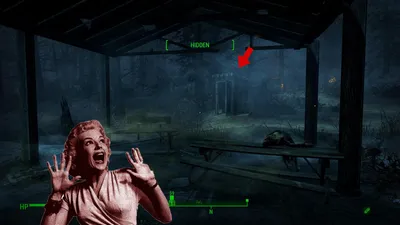 Far Harbor Campgrounds Shitter - highlighted