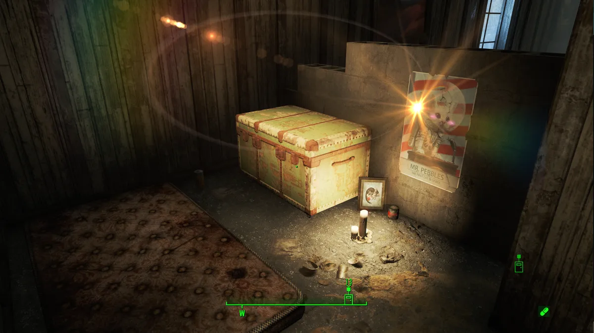 Mr Pebbles Shrine - highlighted