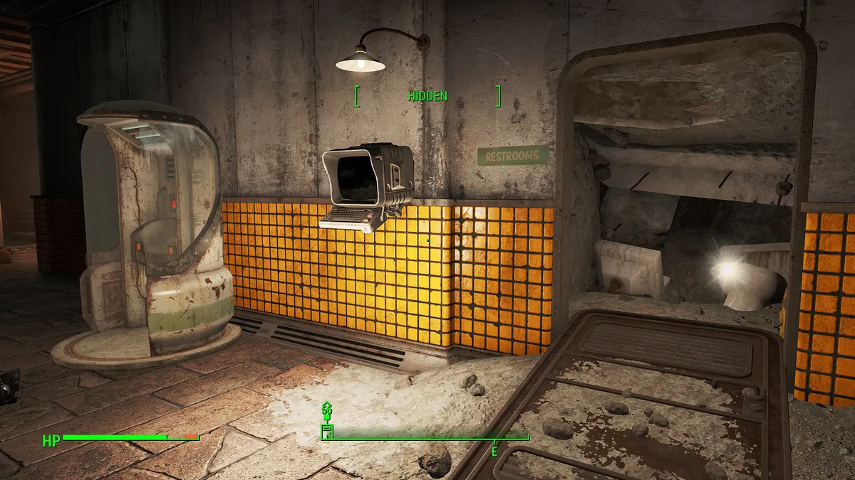 Fallout 4 No Swimming - highlighted