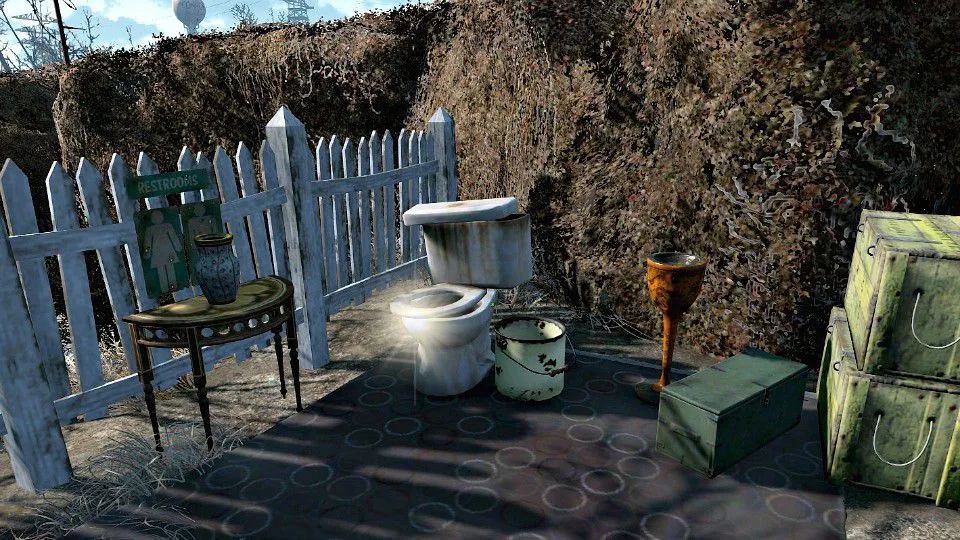 Fallout 4 Sanctuary Hills Original Shitter - highlighted