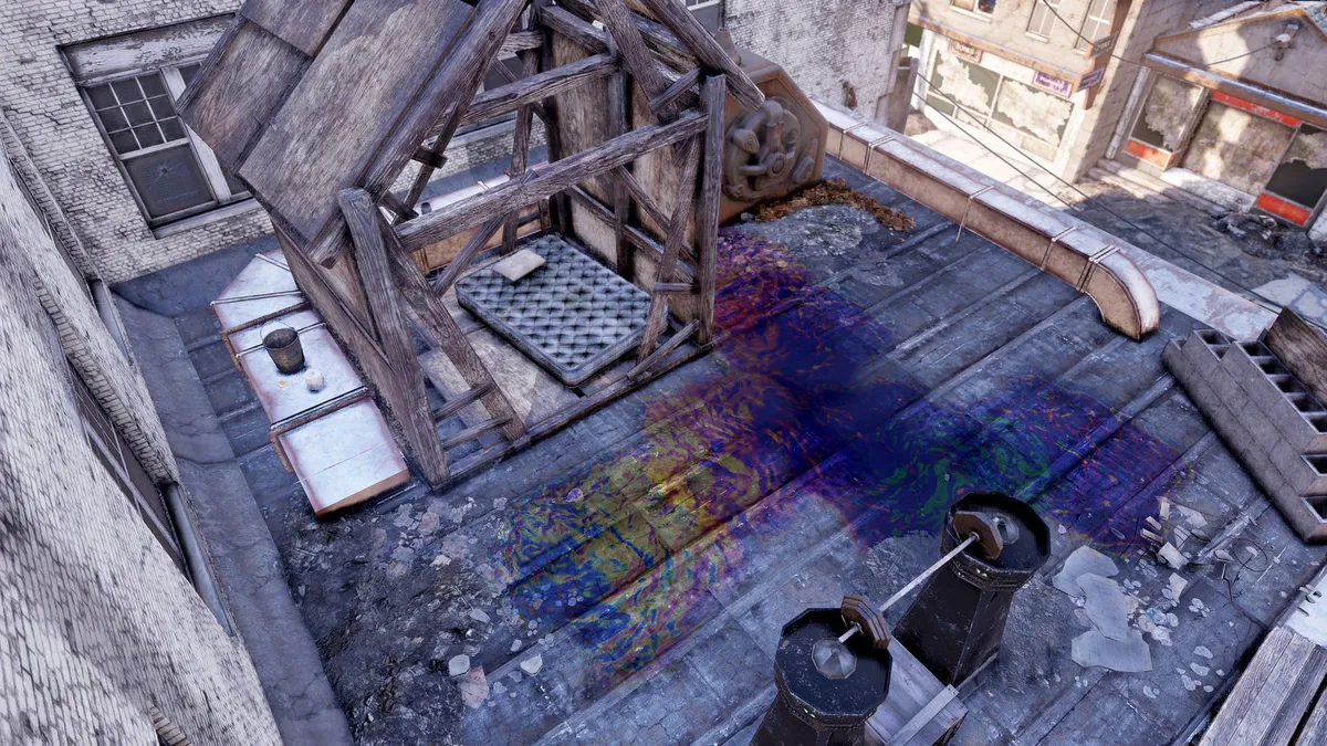 Fallout 76 Morgantown Rooftop Shitter