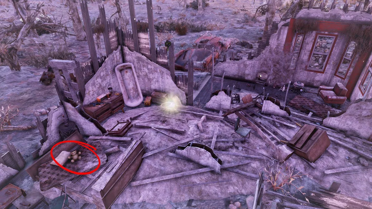 Fallout 76 Graninger Farm Shitter - highlighted