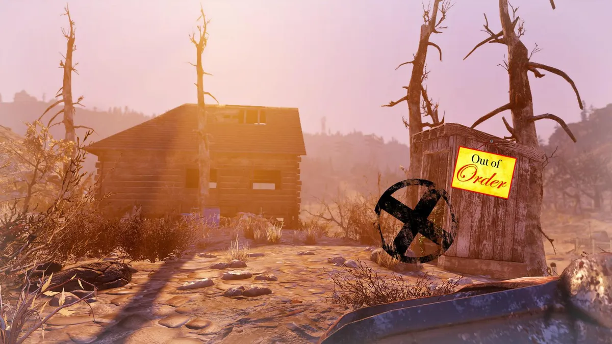 Kiddie Corner Cabins Shitter - highlighted