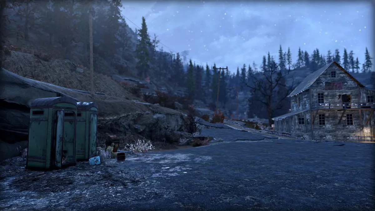 Fallout 76 Phillipi Battlefield Cemetery Shitter