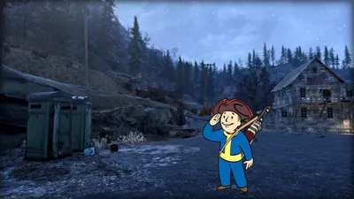 Fallout 76 Phillipi Battlefield Cemetery Shitter - highlighted