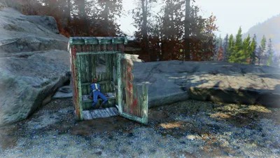 Prickett's Fort Shitter - highlighted