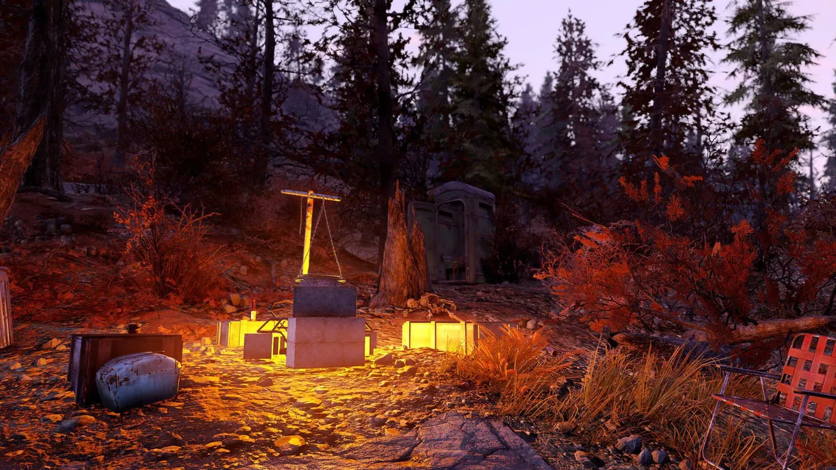 Fallout 76 Pumpkin House Shitter