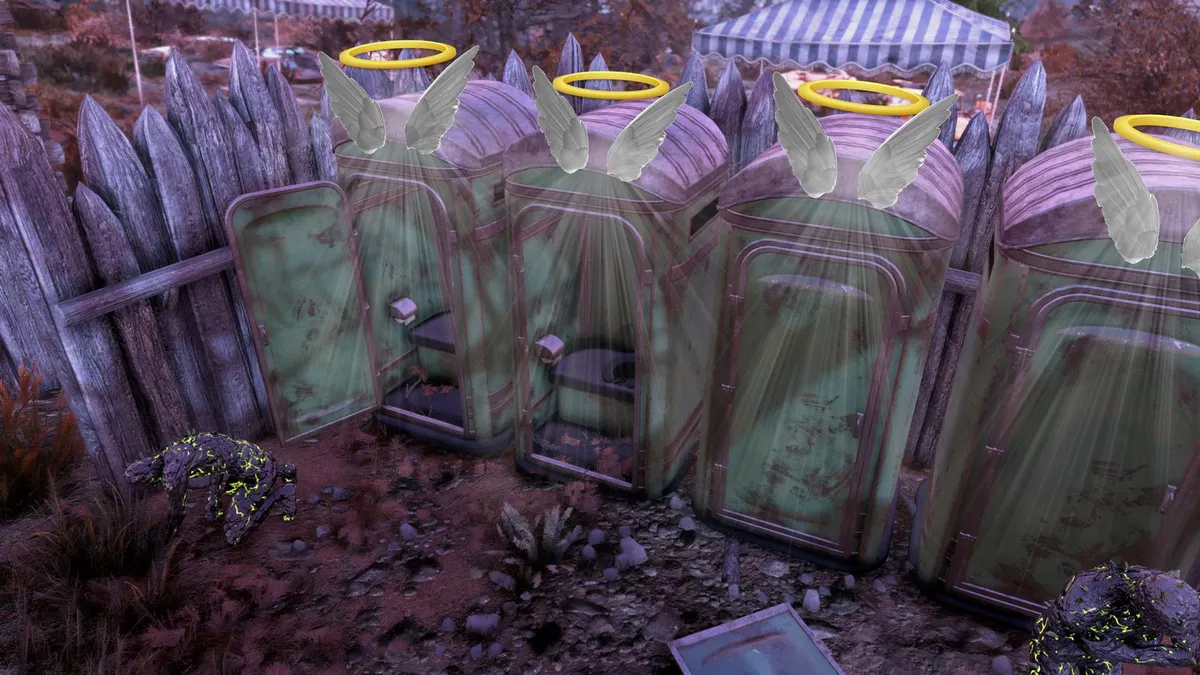 Fallout 76 Pumpkin House Shitter - highlighted