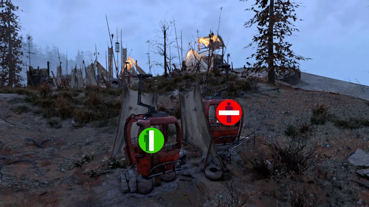 Fallout 76 Skullbone Vantage Gondola Shitter - highlighted