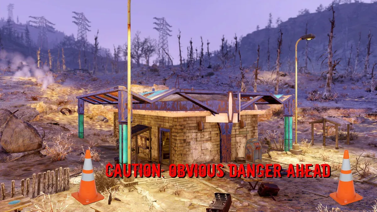 Fallout 76 Toxic Valley Public Pool - highlighted