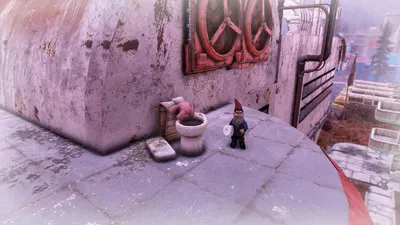 Fallout 76 Watoga High School Rooftop Shitter