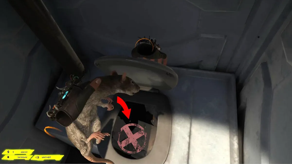 Half-Life Alyx Trainyard Potty - highlighted