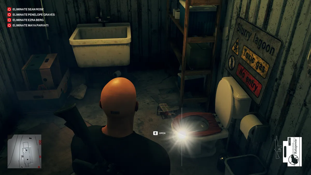 Hitman Slurry Lagoon - highlighted