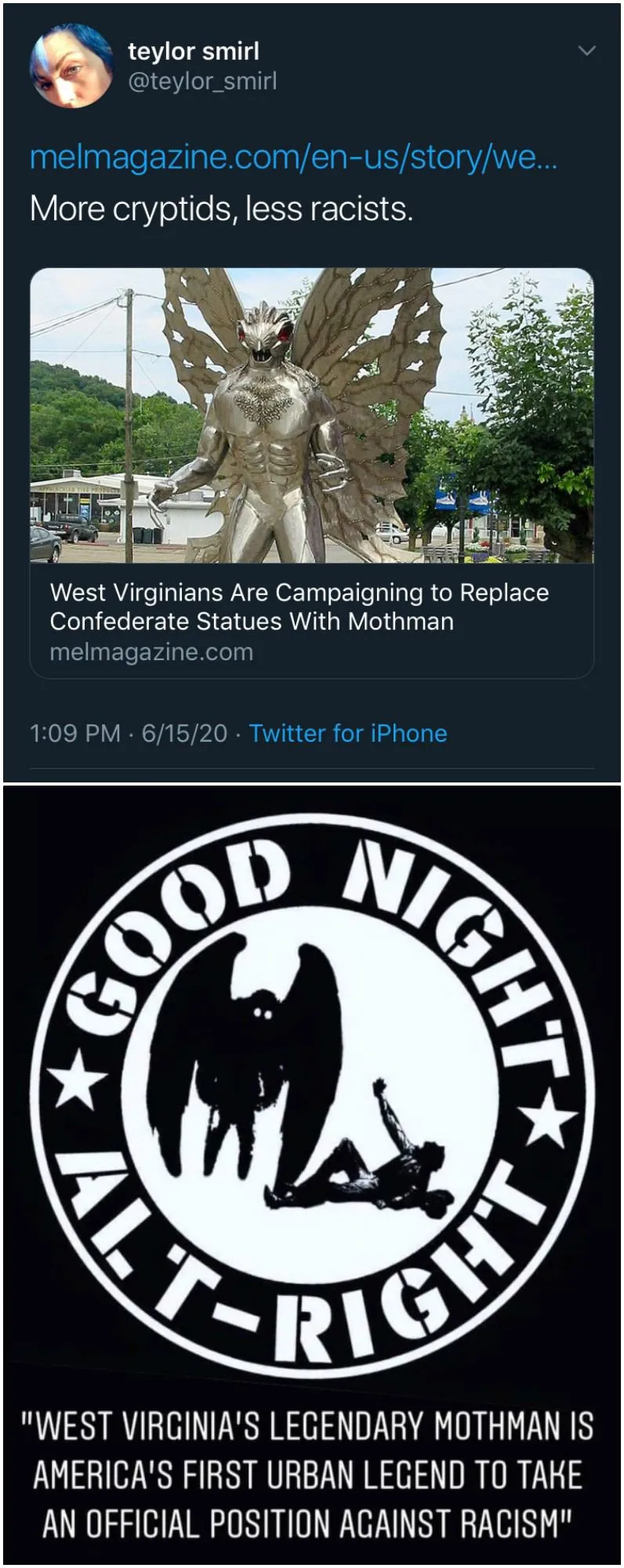 Mothman Against Racism