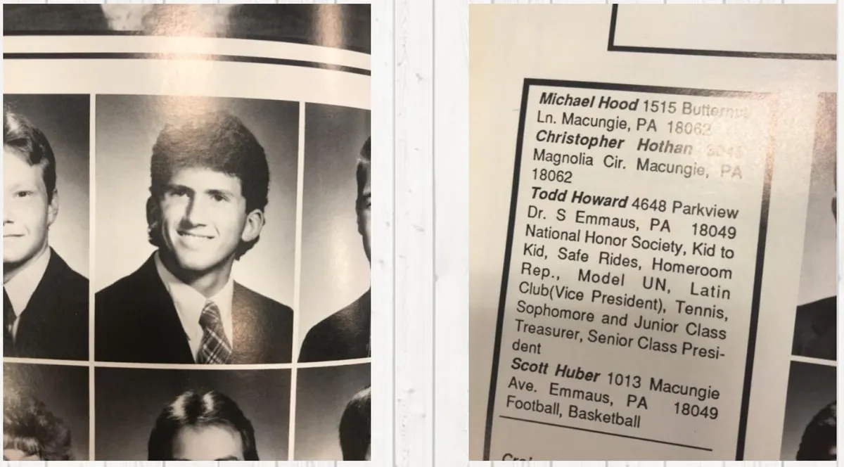 Todd Howard Yearbook