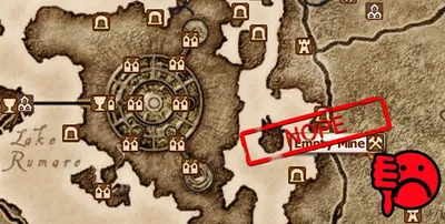 Oblivion Empty Mine - highlighted