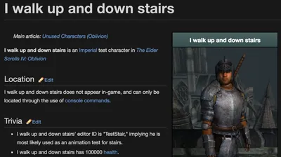 I Walk Up and Down Stairs