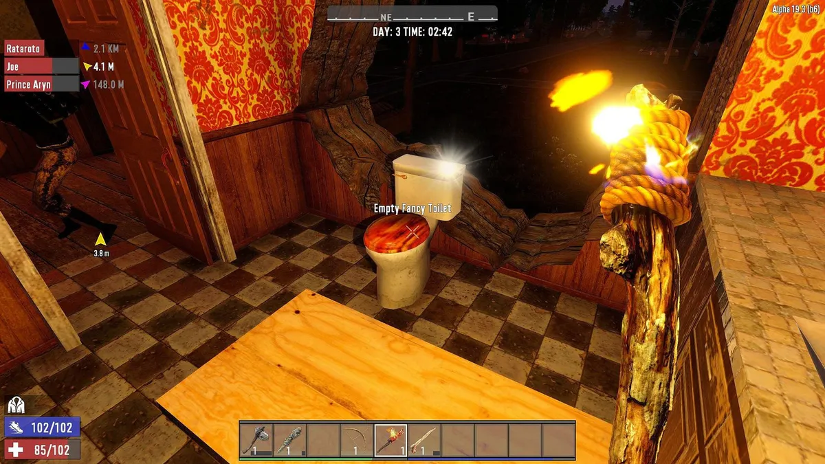 7 Days to Die Fancy Shitter - highlighted