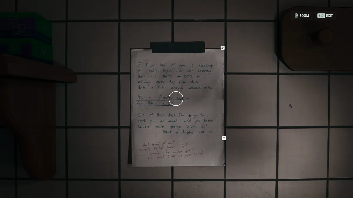 Alan Wake Cabin - highlighted