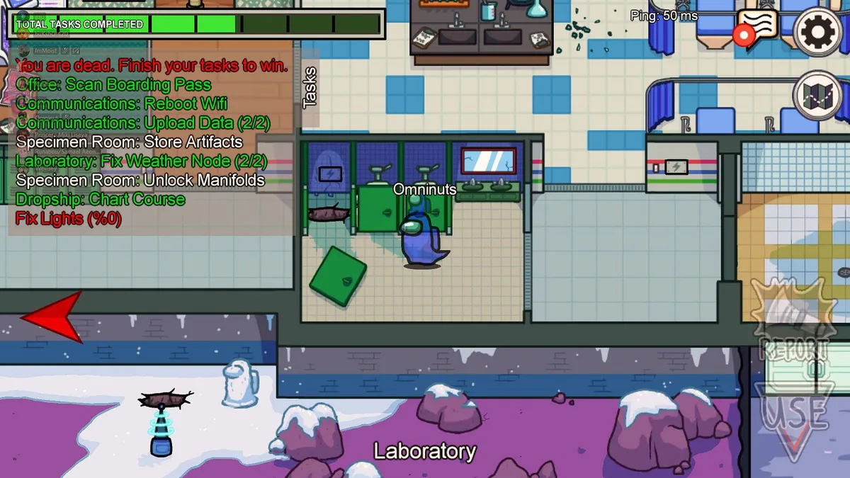 Among Us Medical Bay Shitter