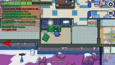 Among Us Medical Bay Shitter - highlighted