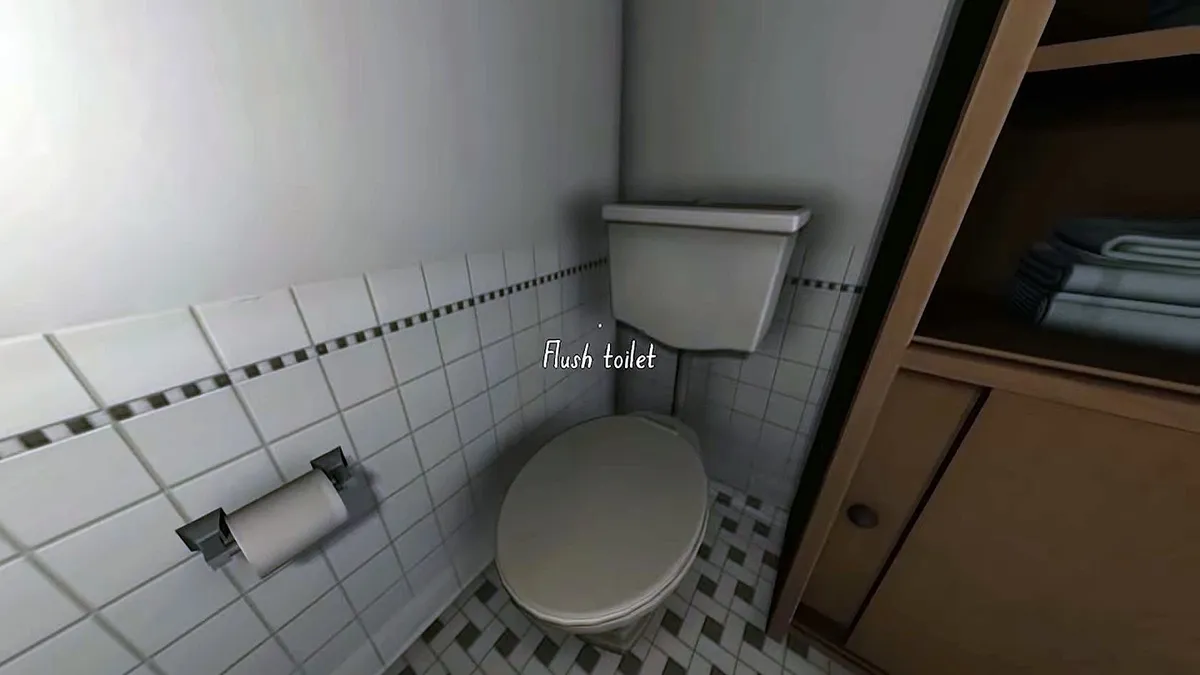 Gone Home to a Clean Restroom