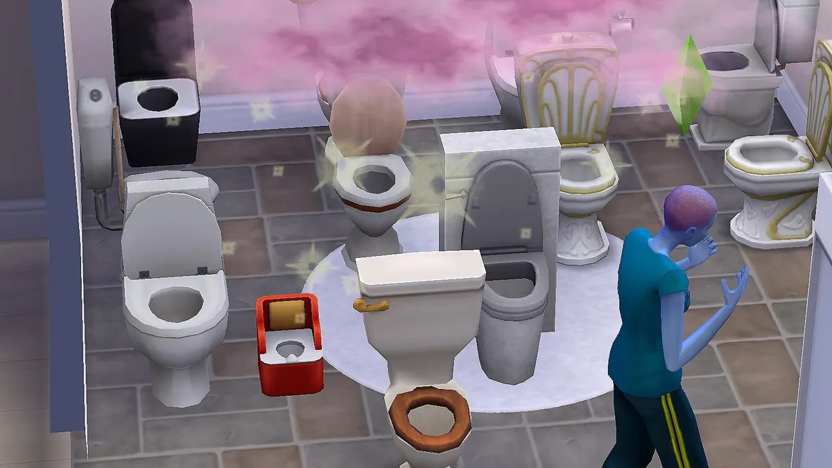 The Sims Bathroom-Inspired Moods - highlighted
