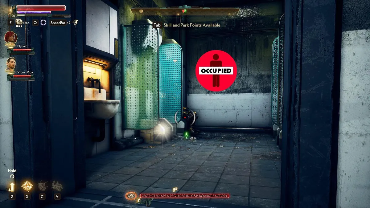 Outer Worlds C&P Boarst Factory Shitter - highlighted