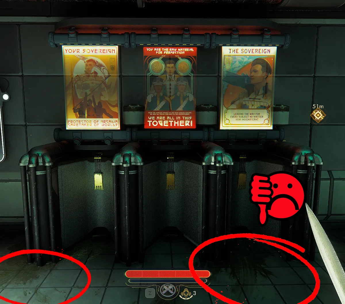 Urinal of Secrets - highlighted