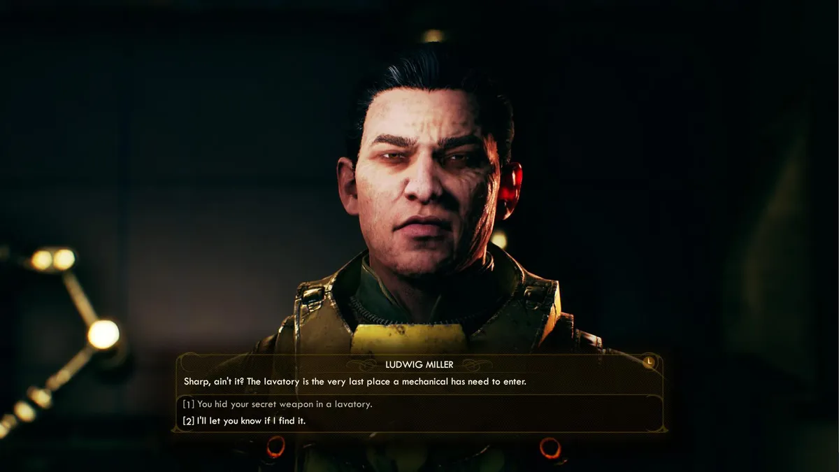 Outer Worlds Die Robot - highlighted