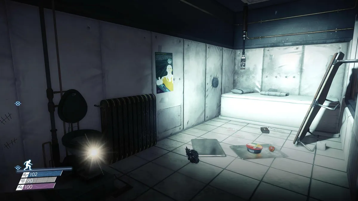 Prey Psychotronics Holding Cells Shitters - highlighted